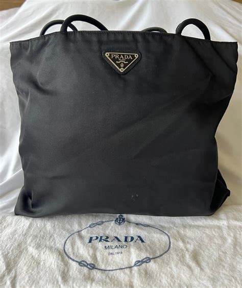 nylon tote prada 1985|Prada tessuto nylon pouch.